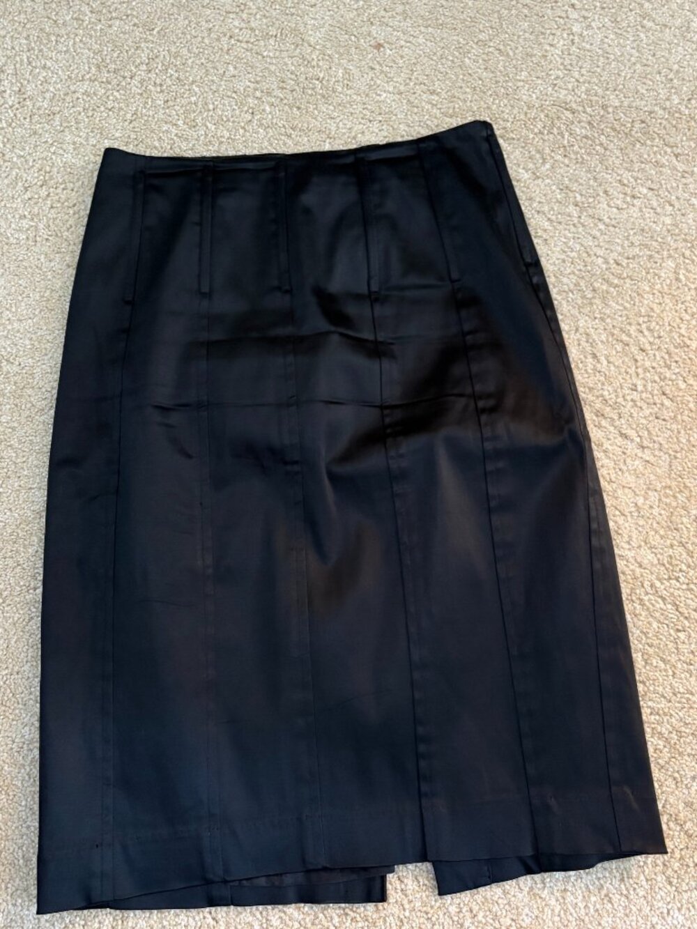 Arden B. Black Satin Pencil Skirt Size 2